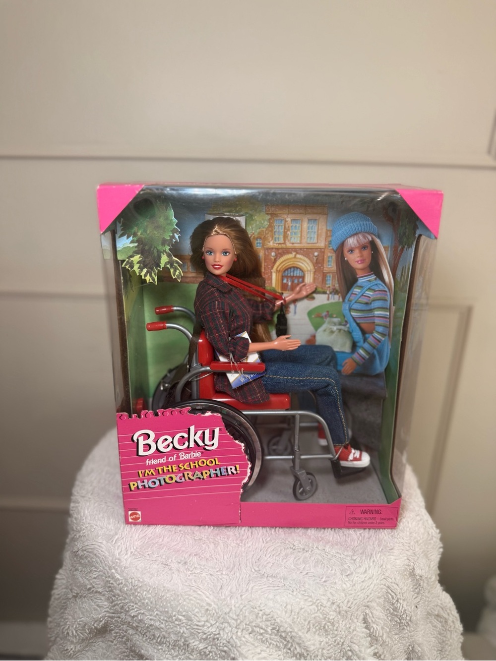 Vintage Becky Friend of Barbie School Photographer NIB
